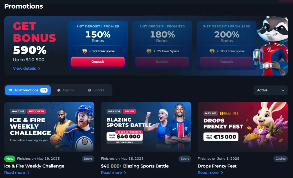 betfury promocije