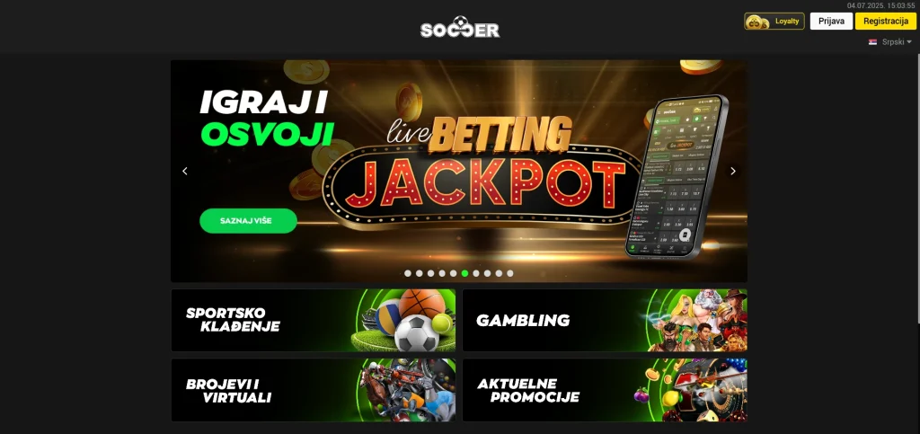 soccerbet rs sučelje