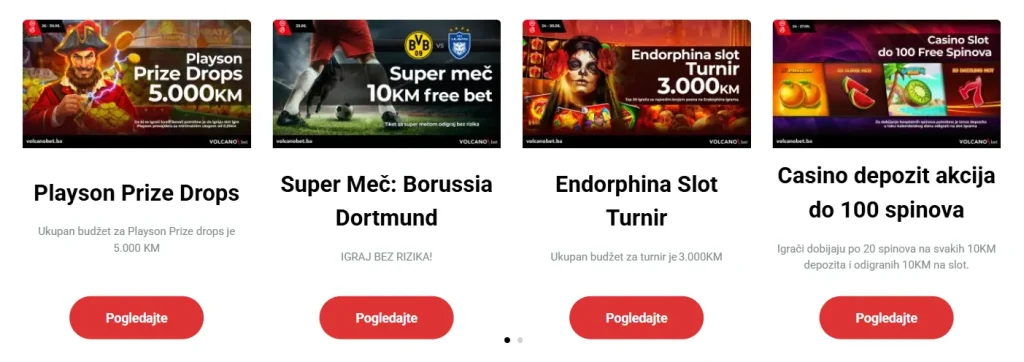 volcano bet bonusi i promocije