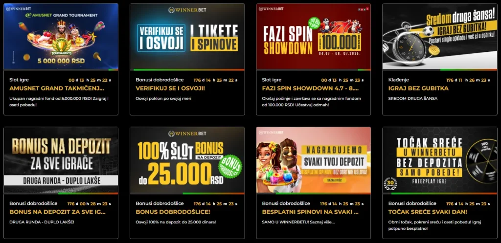 winnerbet bonusi i promocije